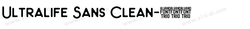 Ultralife Sans Clean字体转换